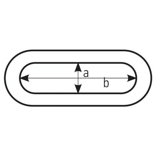 Bootskette verzinkt mit Dicke 6mm