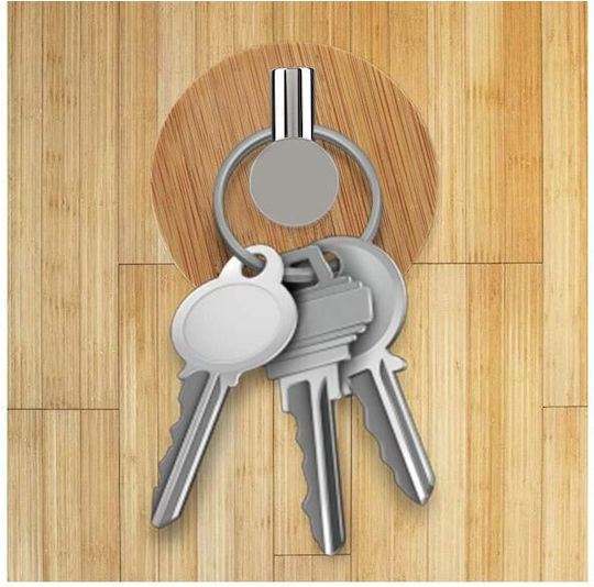 Single Wall-Mounted Bathroom Hook ​4.3x3.5cm Silver