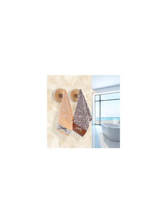 Άγκιστρο Μπάνιου Μονό με Βίδες ​4.3x3.5cm Ασημί