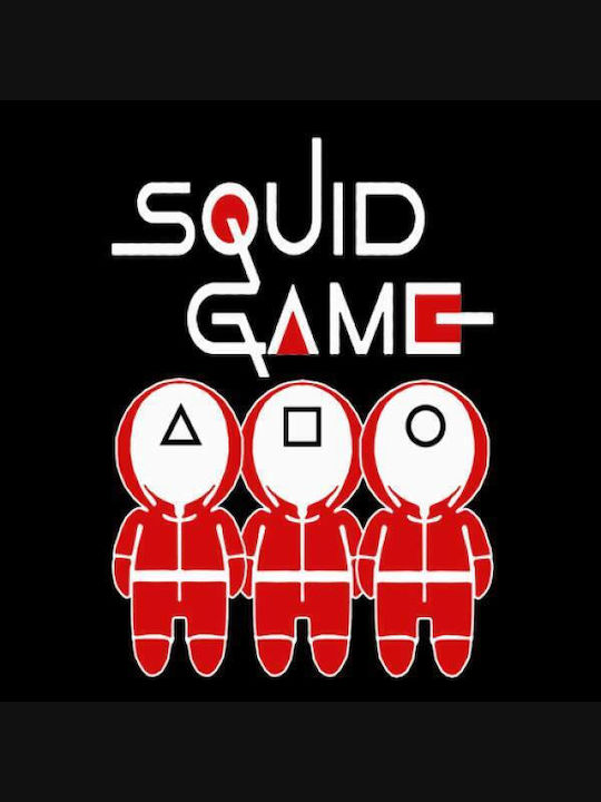 Takeposition Squid Γυναικείο T-shirt με Στάμπα Squid Game Μαύρο