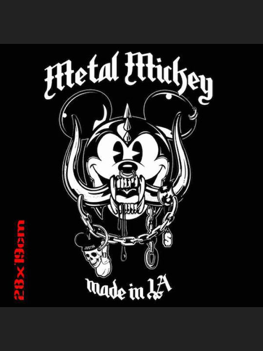 Takeposition Metal Mickey T-shirt Black