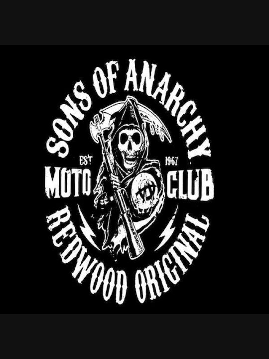 Takeposition Suns Anarchy T-shirt με Στάμπα Sons of Anarchy Μαύρο