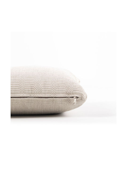 Linea Interiors Elegant Ecru Sofa Cushion 50x50cm DKM-T50-023