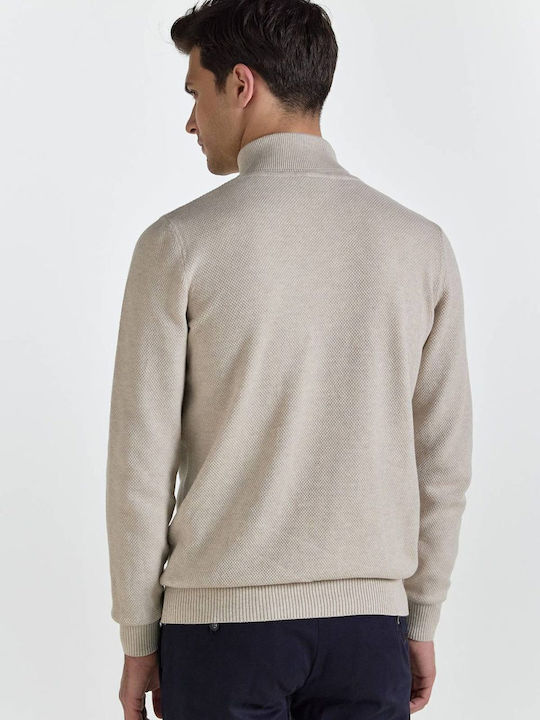 Langarm-Pullover Beige