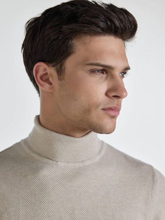 Langarm-Pullover Beige