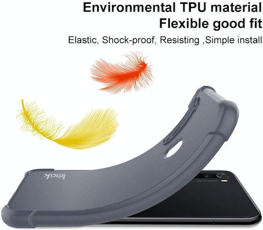 Imak Straight Edge Back Cover Σιλικόνης Μαύρο (Motorola Edge 40)