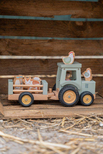 Little Dutch Little Farm Τρακτέρ Αγροτικό για 1.5+ Ετών