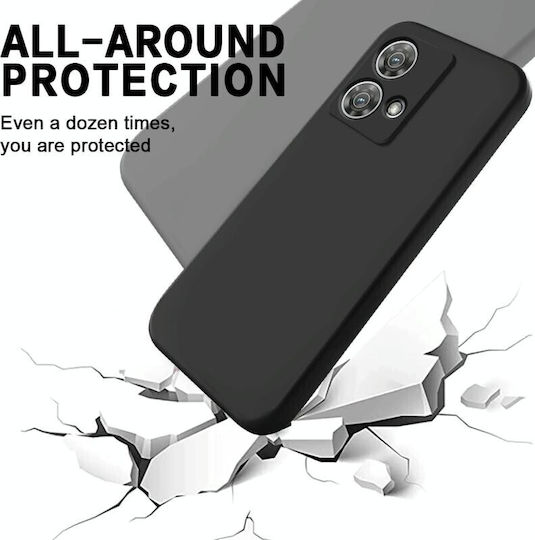 Pure Color Back Cover Σιλικόνης Μαύρο (Motorola Edge 40)