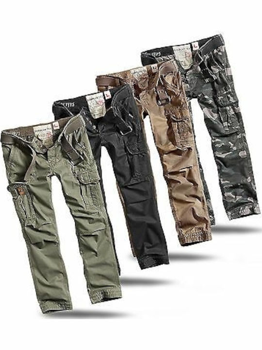 Trousers Cargo in Slim Fit Khaki