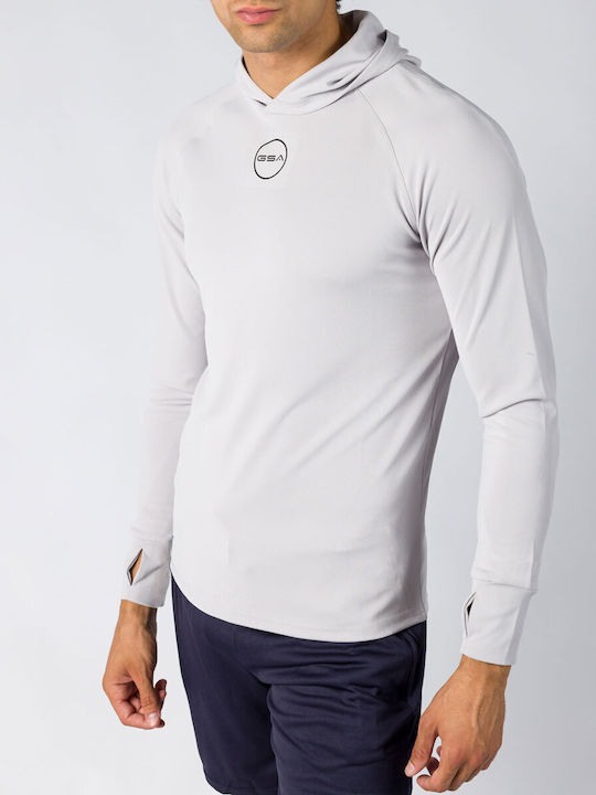 GSA Performance Herren Sweatshirt mit Kapuze white