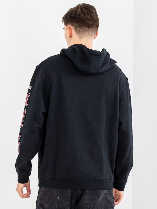 Sweatshirt with Hood Black.