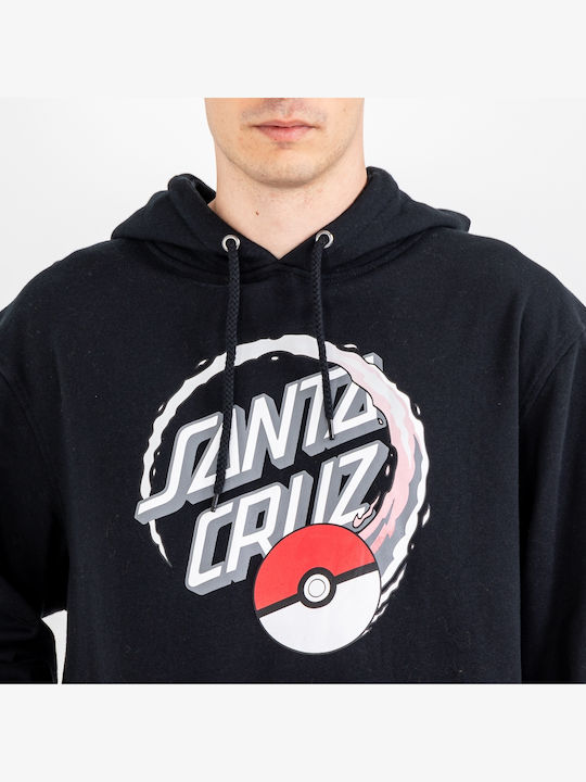 Sweatshirt with Hood Black.