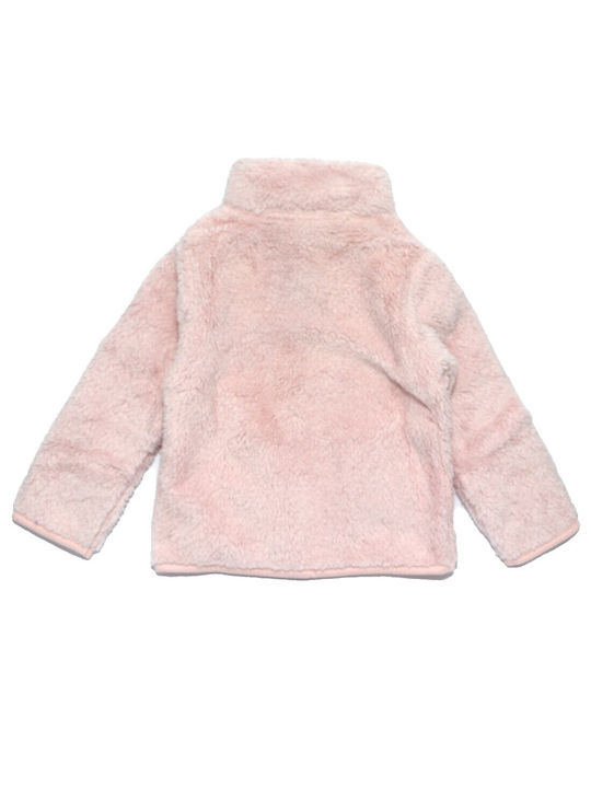 Cardigan pentru copii Fleece roz deschis