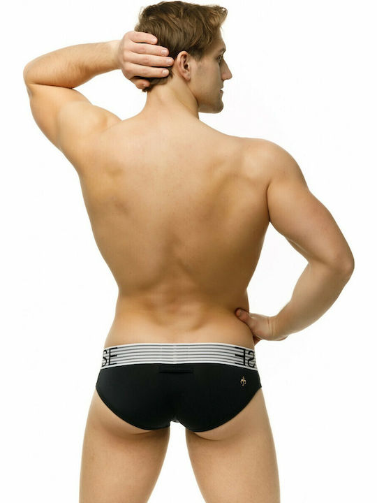 Marcuse Herren Slips Black 1Packung