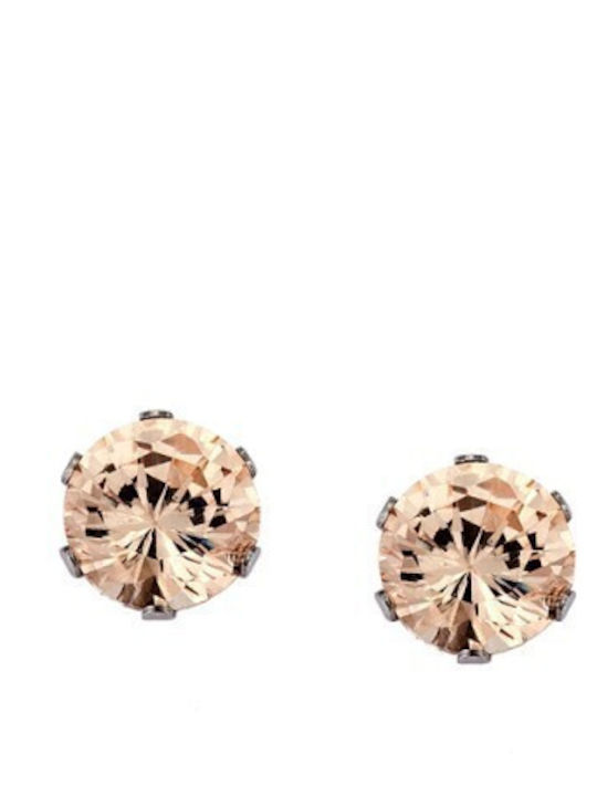 Senza Earrings made of Steel Gold Plated Senza Earrings made of Steel Gold Plated