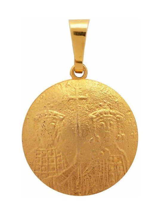 Ino&Ibo Pendant Kids Talisman Double Sided with Chain Constantine from Gold 14K 525ME202_1