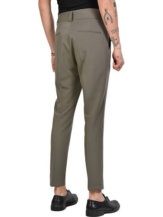 Xagon Man Pantalon Bărbătesc Chino Elastice Haki