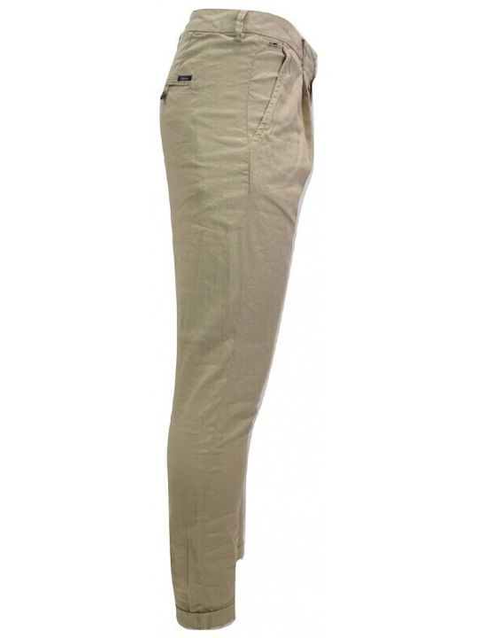Trousers Elastic Biege