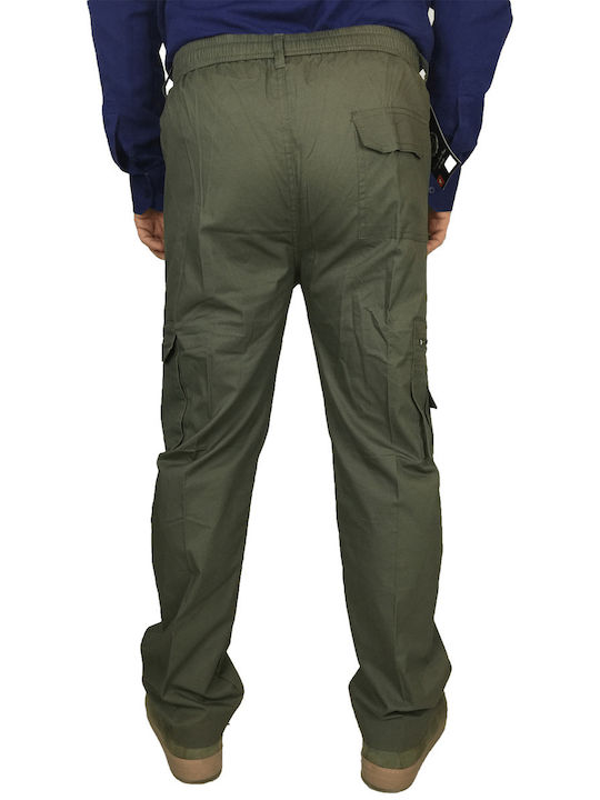 New Feel Men's Trousers Cargo Haki