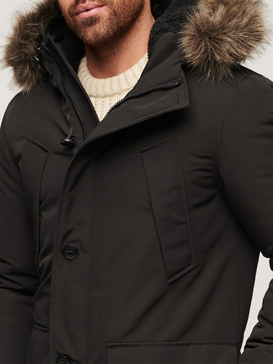 Everest Winter Jacket Parka Black
