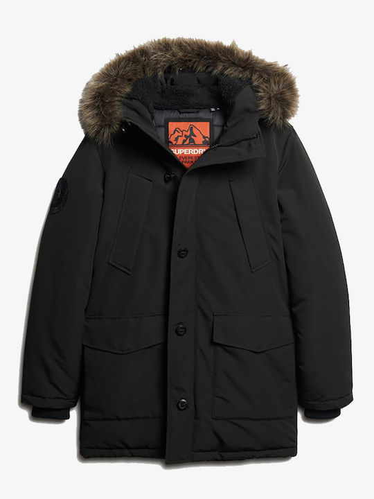 Everest Winter Jacket Parka Black