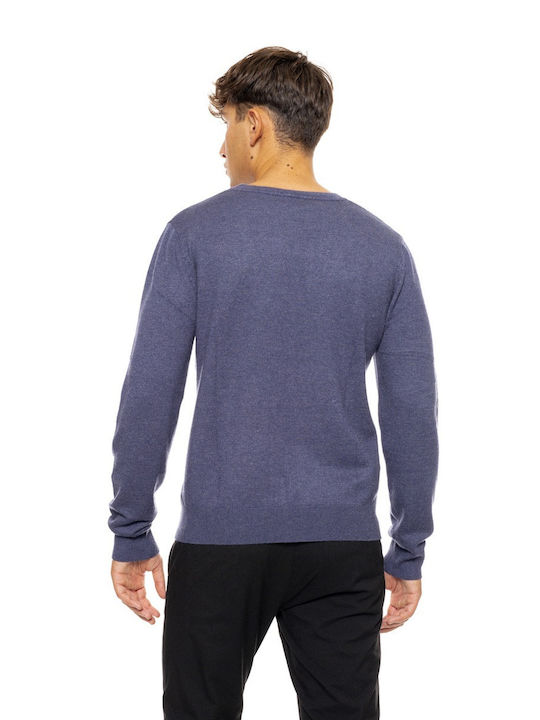 Biston Herren Langarm-Pullover Indigo