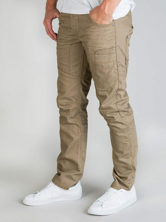 Eto Jeans Men's Trousers Taupe Beige