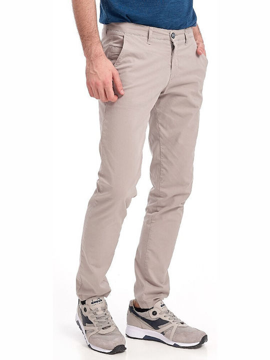 Rook Men's Trousers Chino Elastic in Slim Fit Greene