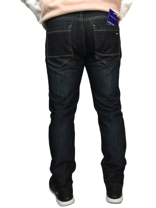 King Men's Jeans Pants Navy Blue