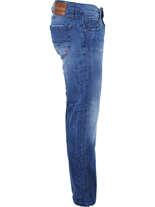 Damaged Jeans Herren Jeanshose Blau