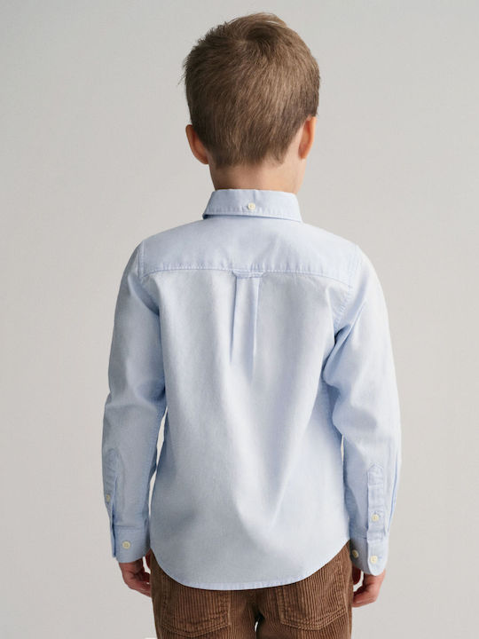 Kids One Color Shirt Long Sleeve Capri Blue