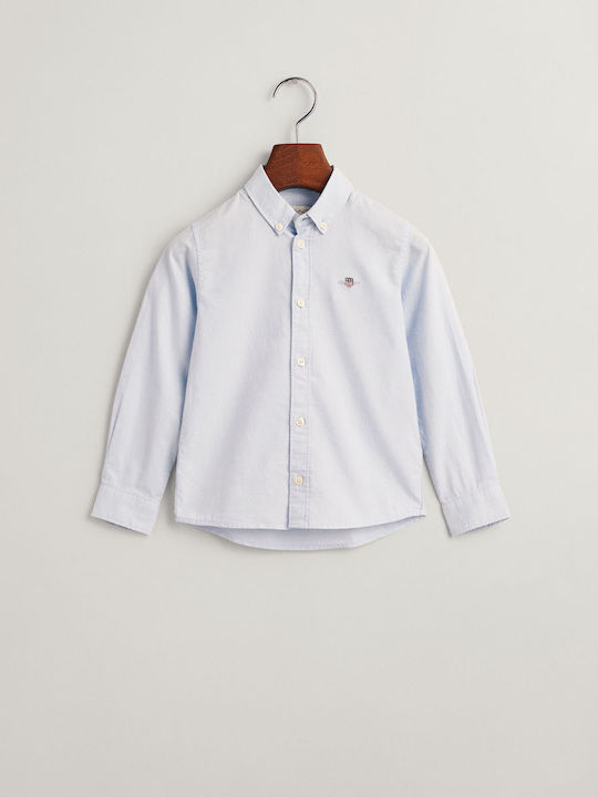 Kids One Color Shirt Long Sleeve Capri Blue