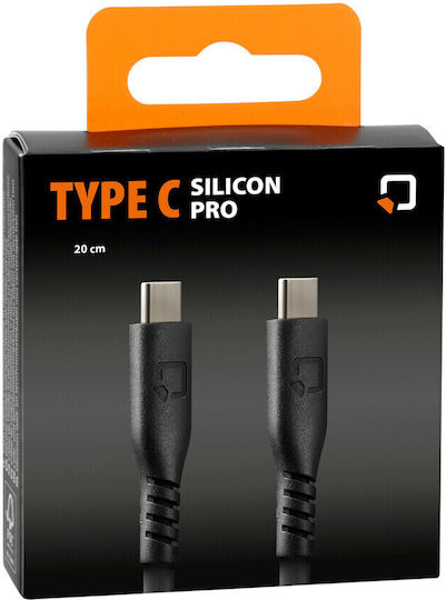 Lampa USB 2.0 Cable USB-C Male - USB-C 60W PD Black 0.2m L9178.9