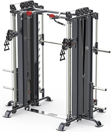 Luxury Fitness Smith/Πολυόργανο με Βάρη 162kg (2x81kg)