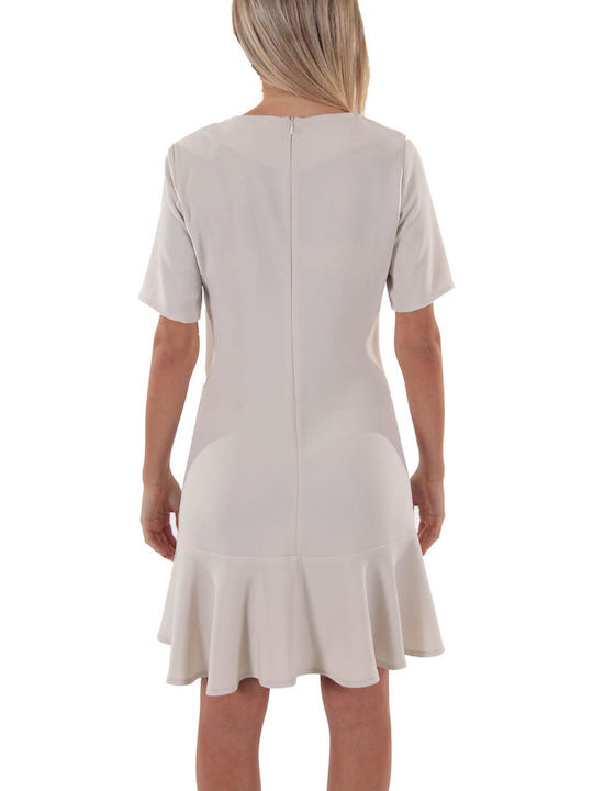 Rochii De Vară Pentru Femei Mini Rochie-Cămașă Ecru