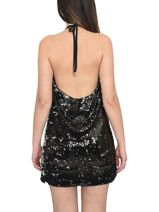 Summer Mini Evening Dress Black