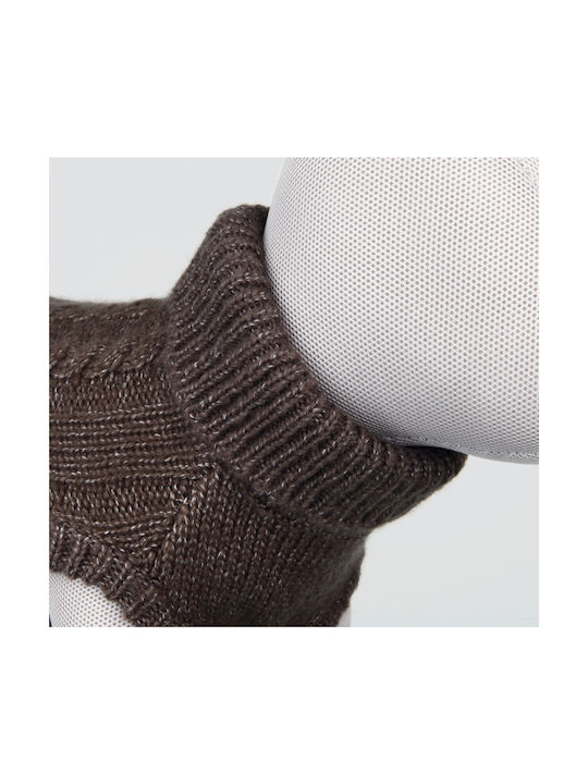 Trixie Strickpullover Hund in Braun Farbe 37cm.
