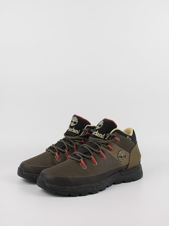 Timberland Sprint Trekker Ανδρικά Ορειβατικά Μποτάκια Αδιάβροχα Πράσινα