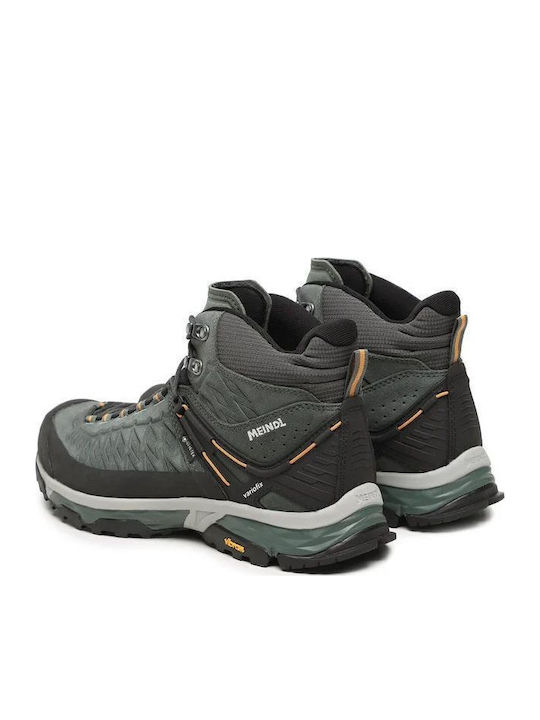 Meindl Top Men's Hiking Waterproof Boots With Gore-Tex Membrane Green