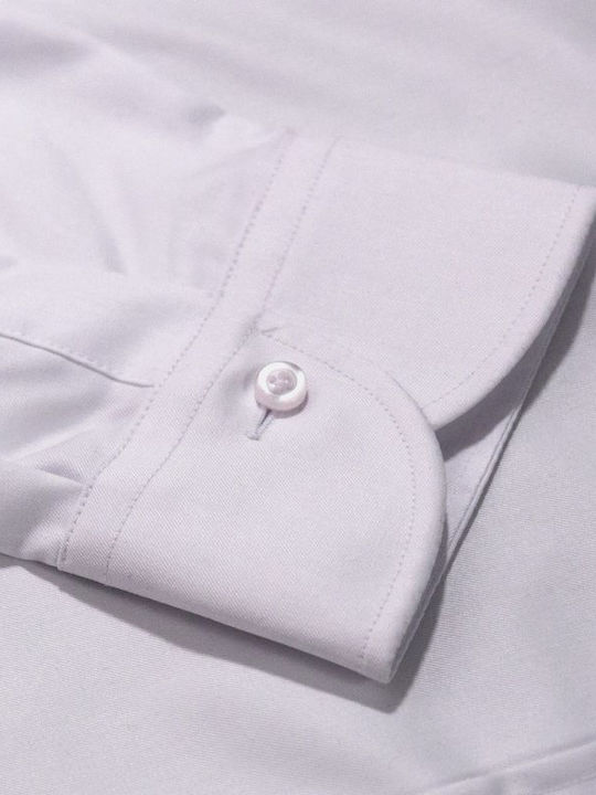 Langärmelig Damen Hemd White.
