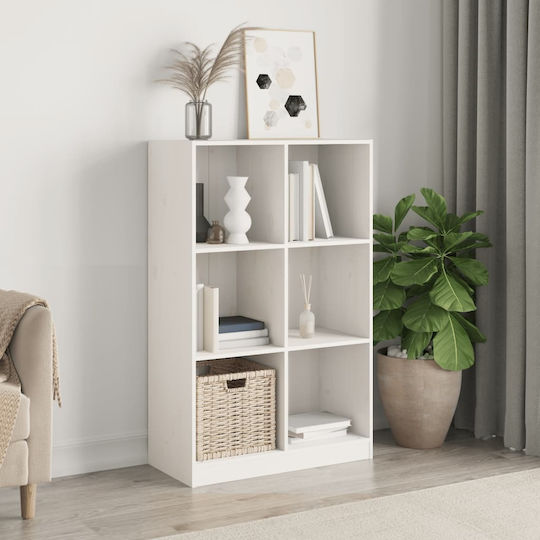 Bibliothek Weiß 70x33x110cm