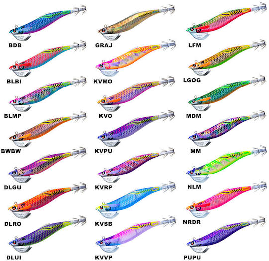 Duel Ez-q Finplus Squid Jigs No3