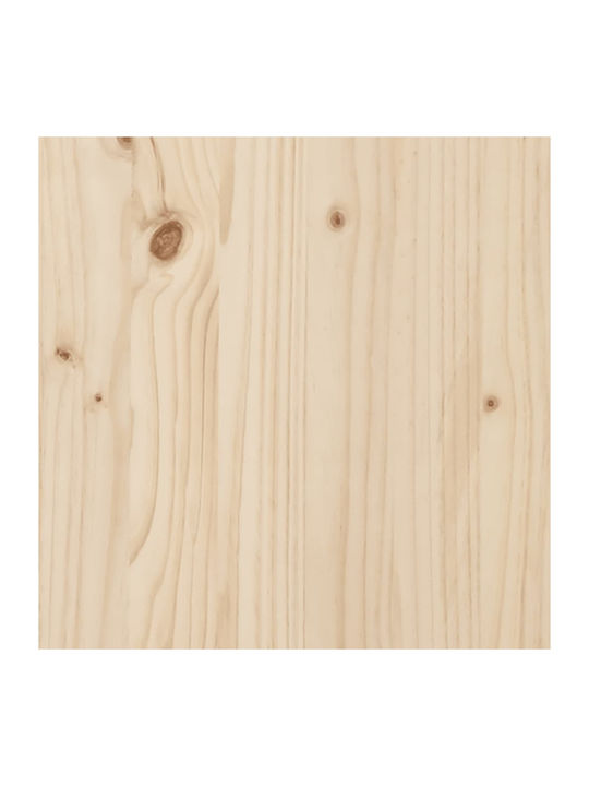 vidaXL Round Table Surface made of Solid Wood in Beige Color 50x50x3cm 833661 1pcs