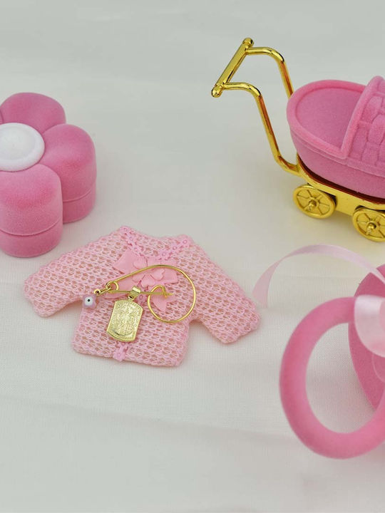 Goldjewels Anhänger Kinder Amulett Beidseitig mit Kette aus Silber AL210