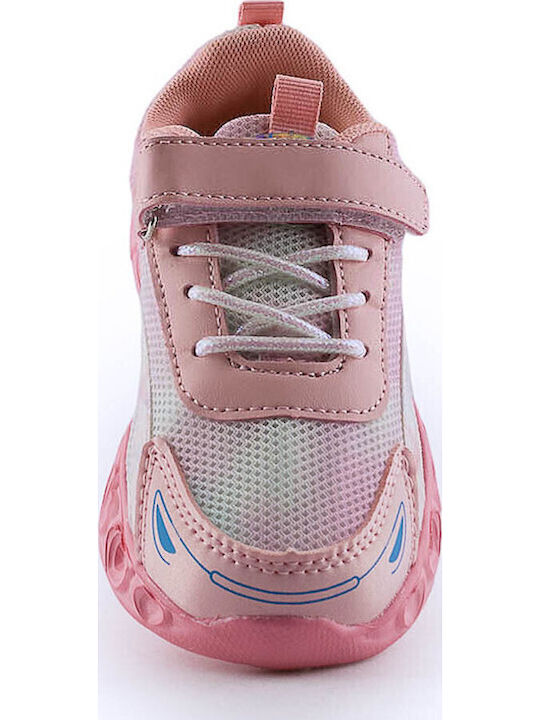 Παιδικά Sneakers με Σκρατς Ροζ