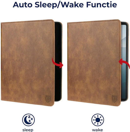 Rosso Flip Cover Καφέ (Galaxy Tab S9+)