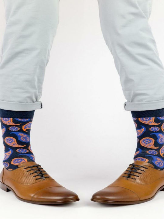 Crazy Socks Bărbați Șosete Dark Blue 1Pachet Crazy Socks Bărbați Șosete Dark Blue 1Pachet