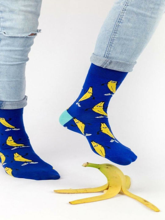 Crazy Socks Bărbați Șosete Blue 1Pachet Crazy Socks Bărbați Șosete Blue 1Pachet