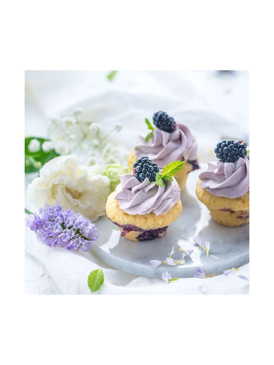 Decora Formă de Patiserie pentru Cupcakes/Muffins din Aluminiu 24 Locuri 4.3x4.3buc 1buc