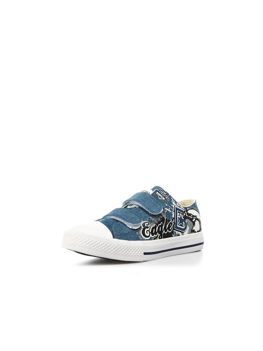 Blaike Kids Sneakers with Scratch Blue